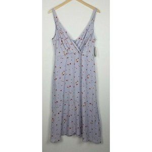 Floral Midi Dress in Lavender